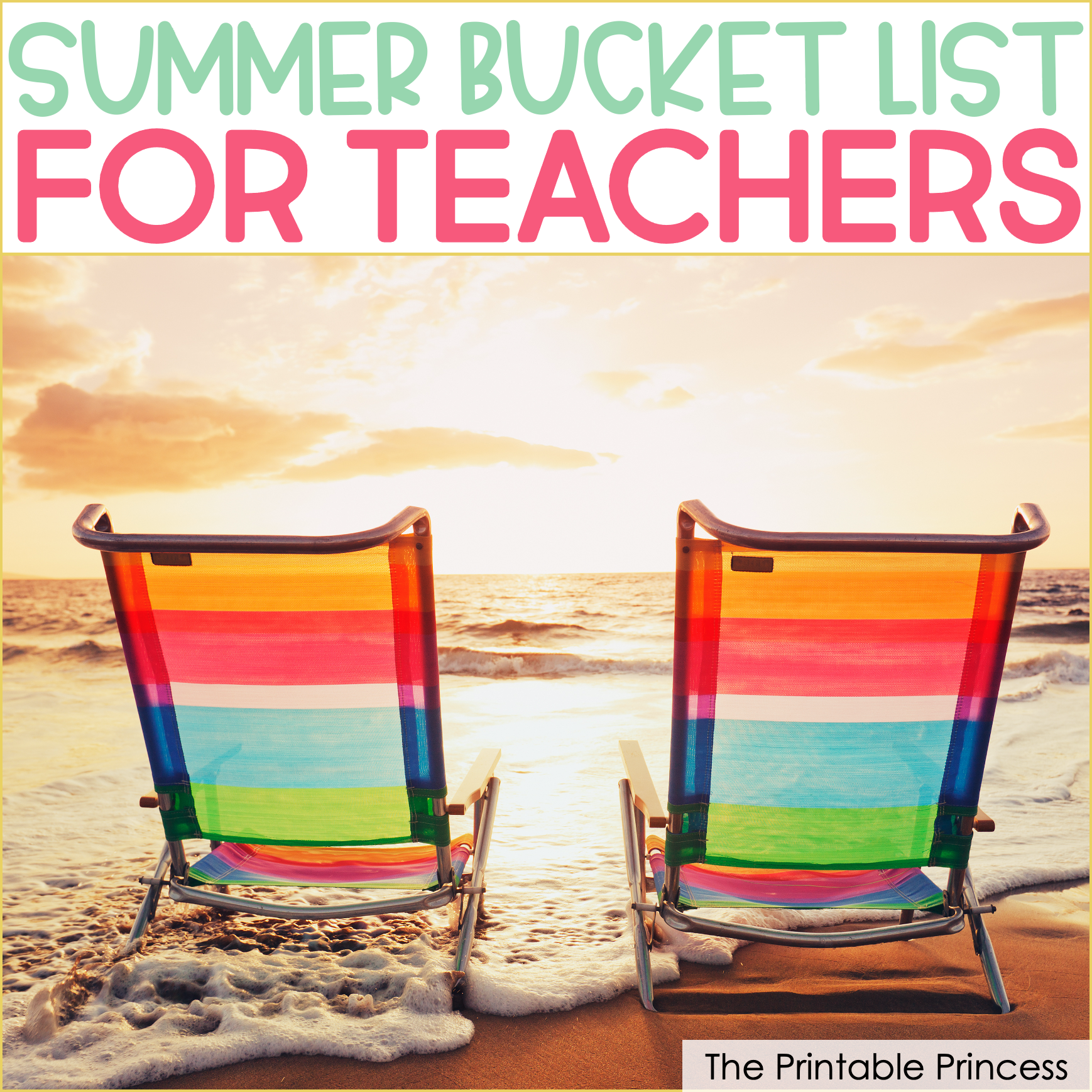 Summer Bucket List for Teachers