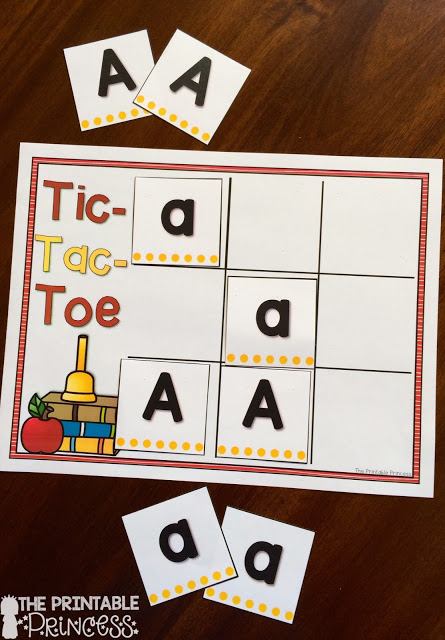 This post has some great ideas for back to school games for Kindergarten! Click through to learn about counting, puzzles, name practice, uppercase and lowercase letters, colors, and more! These puzzles can be used ANY time of year, and they even work for your preschool and 1st grade students. 