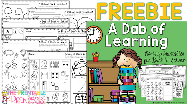 Using Bingo Dabbers in the Classroom {with a FREEBIE}