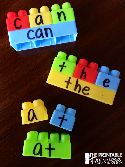 Working on sight words in preschool, Kindergarten, and 1st grade is a HUGE skill! That's why this "Build a Sight Word" activity with FREE recording sheet is so great! Click through to see how to set up your own literacy center so your classroom or homeschool students can master their sight words. And make sure to pick up your freebie while you're there! {preK, Kinder, & first graders}