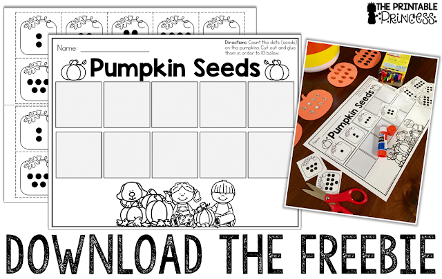Are you on the lookout for some great September, October, fall, Halloween, spider, or pumpkin ideas for your preschool, Kindergarten, or 1st grade students? Then you're going to love this post - Fall Fun for Kindergarten! You'll get loads of great ideas for hands-on math manipulatives to use for centers, counting resources, FREE downloads, great resources, and so much more! This blog post is FULL of great ideas that every primary elementary teacher and homeschool parent is going to love!