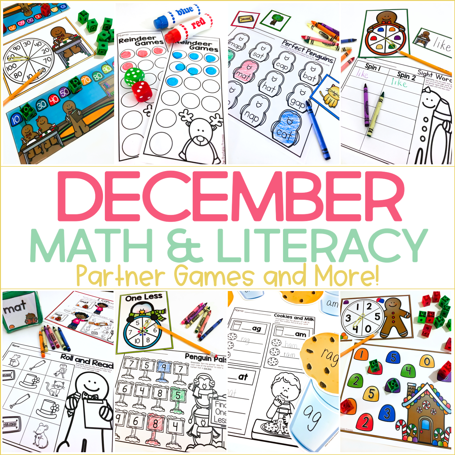 December Math and Literacy Fun {Plus Ideas for All Winter Long!}