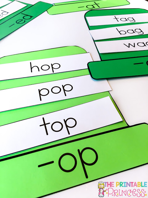 Kindergarten students are going to LOVE these FREE word family hats! When they need to work on CVC words, just grab a quick hat & get started! Students will quickly & easily understand that words go together. This makes the learning process easier for them! This freebie is also great for your preschool or 1st grade students! Print them on green for St. Patrick's Day, orange for Halloween, red for Christmas or Valentine's Day, pastels for Easter, or choose another color for another time of year.