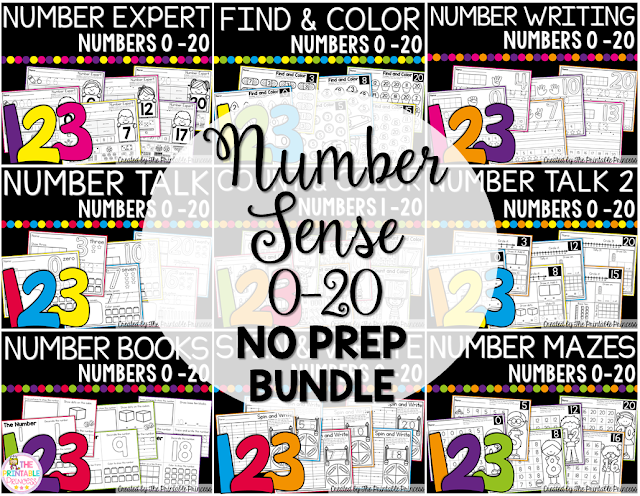 Number sense for Kindergarten. Any Kinder teacher knows this is harder to teach and takes more time than you'd think! But that's where this post can help! You'll get great ideas, activities, and resources to help your youngest primary students master their number sense! {Preschool students who are ready for a challenge and 1st grade students who need remediation will also enjoy these activities, as will homeschool families!} Click through now to see all the amazing ideas included!