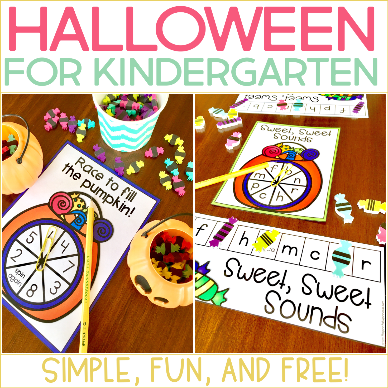 Halloween for Kindergarten {Simple, Fun, and Free!}