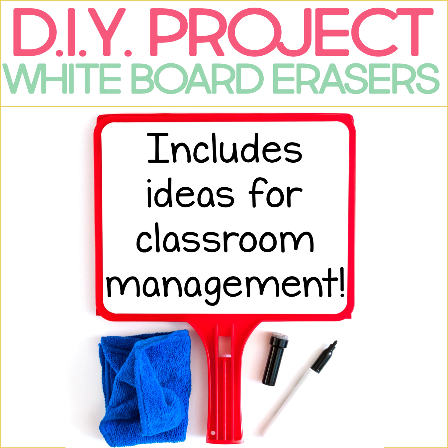 DIY Easy and Cheap Erasers for Whiteboards