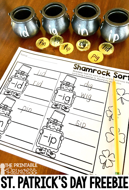 Stop by and check out these FREE and fun St. Patrick's Day activities for Kindergarten! There’s tons of engaging and practical activities to keep your kiddos learning the entire month of March. Click through to grab your FREE downloads, and make sure to check out the math and literacy activities. Word families, numbers 100, CVC words, teen numbers, and MORE can all be found here!