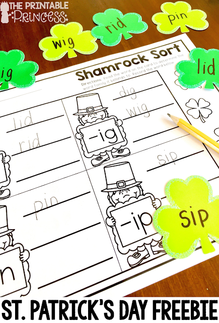 Stop by and check out these FREE and fun St. Patrick's Day activities for Kindergarten! Thereâ€™s tons of engaging and practical activities to keep your kiddos learning the entire month of March. Click through to grab your FREE downloads, and make sure to check out the math and literacy activities. Word families, numbers 100, CVC words, teen numbers, and MORE can all be found here!