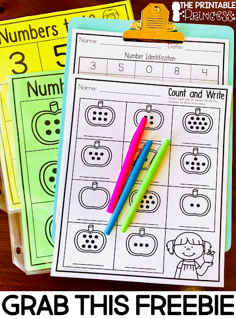 Click through to find a Numbers to 10 Assessment FREEBIE and activities that are just perfect for Kindergarten and PreK. In this post you'll find the assessment for numbers to 10 freebie, counting activities, whole group games, math centers, and much more! Activities are year round so use them for back to school or throughout the year. All perfect for the lower primary, Pre-K, and Kindergarten classroom.
