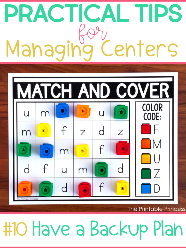 Literacy and math centers are at the core of every PreK, Kindergarten, First Grade classroom. There's tons of different ways to "do" centers. But there's a few basics or foundations that are important to consider when planning and implementing centers. Today I wanted to share with you my top 10 tips for managing classroom centers.