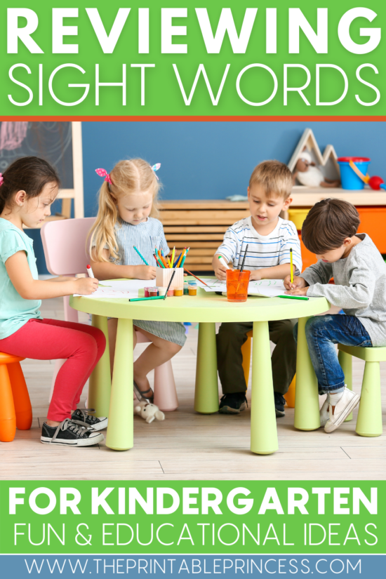 8 Ideas for Reviewing Sight Words