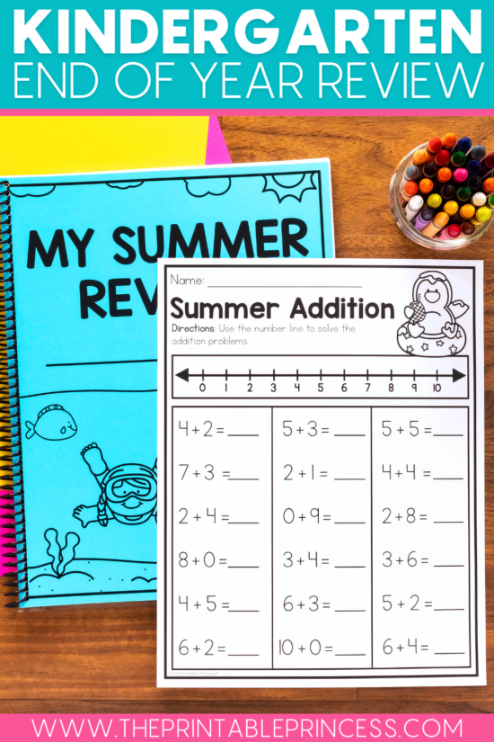 Kindergarten Summer Review