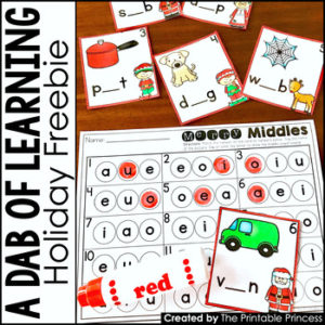 A Dab {More} of Learning: Holiday Edition FREE