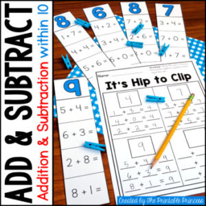 Addition and Subtraction Center