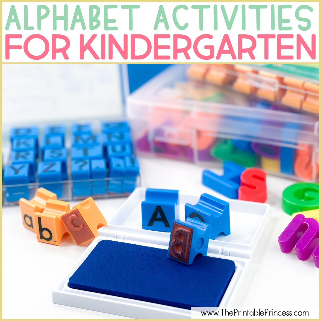 Alphabet Activities for Kindergarten