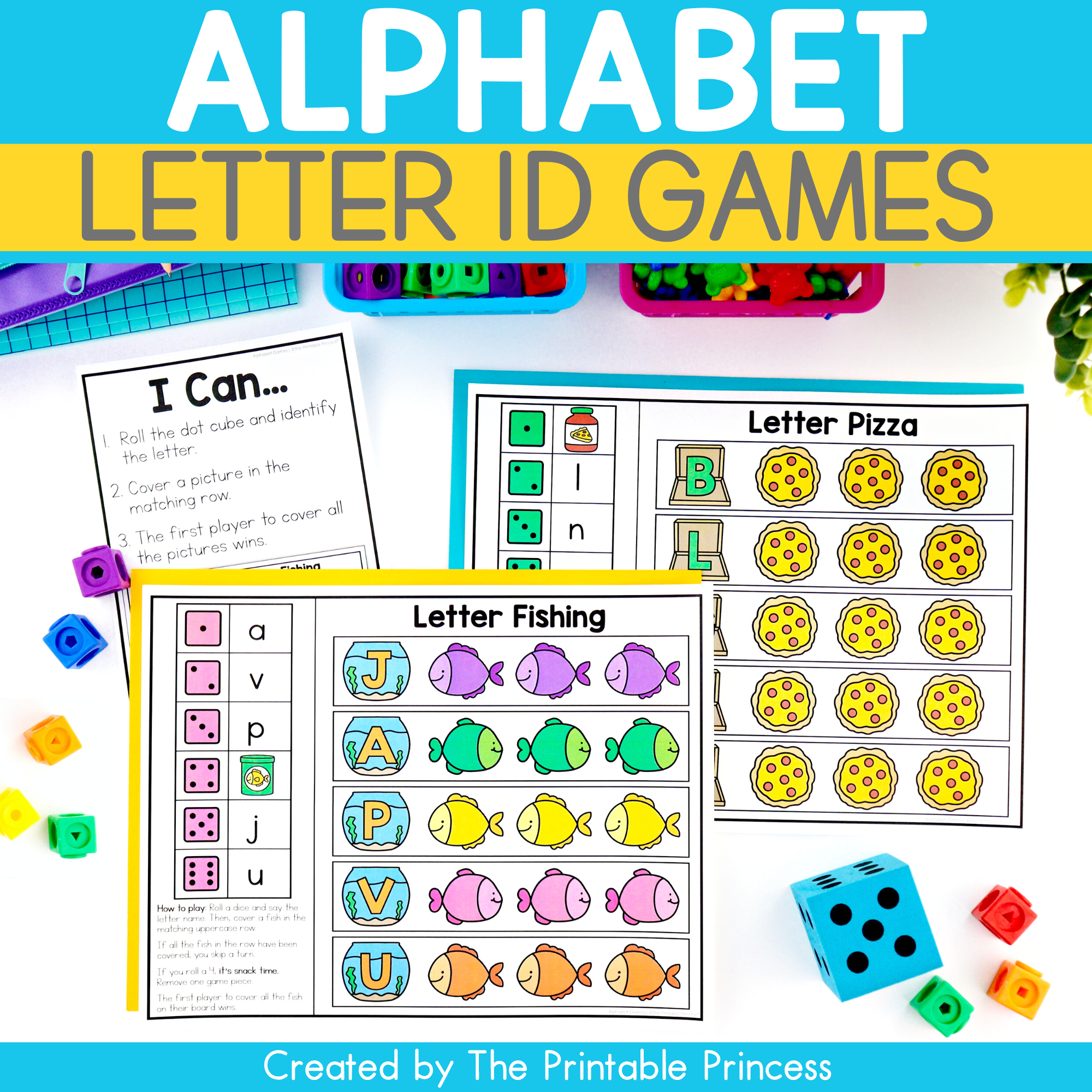 Alphabet Games {Alphabet Activities to Teach Letter Recognition