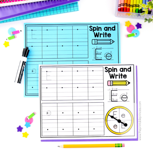 Spin and Write Alphabet Handwriting Practice - Image 3