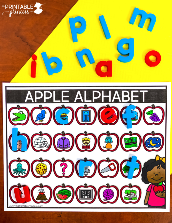 If your kindergarten class is covering an apple theme this fall, you’ll want to check out these fun and FREE apple themed printables to teach letters and sounds. They are NO PREP and all you need are magnetic letters. You can also check out some ideas for apple themed literacy and math center for kindergarten. Whether you’re teaching letter recognition, beginning sounds, numbers and counting, ten frames, sight words, or measurement - it’s all there and MORE. Click through to check out the activities and download your free apple theme printables for kindergarten.