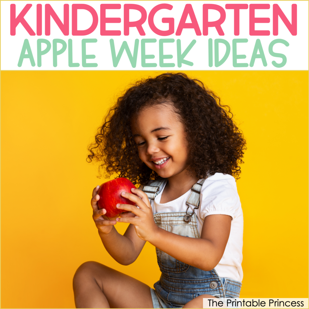 Apple Week Activities for Kindergarten