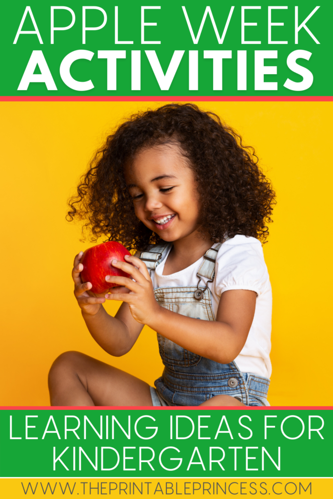 Apple Week Activities for Kindergarten