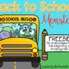 Back to School FREE {No Prep Pages}