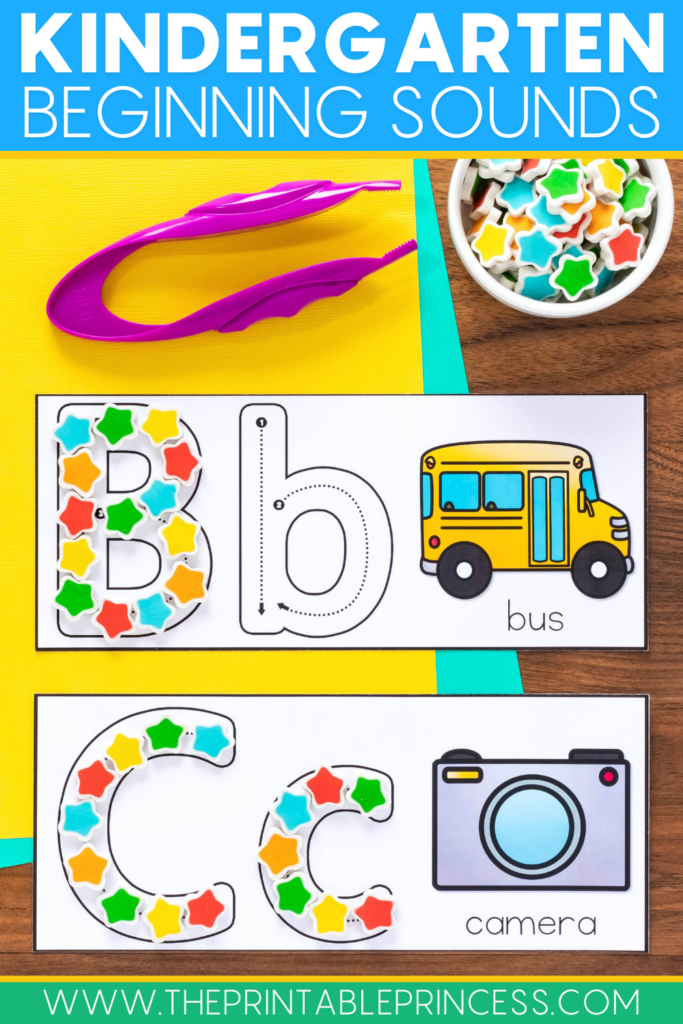 FREE Printable Beginning Sounds Phonics Game