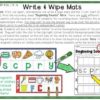 write and wipe initial sound activity