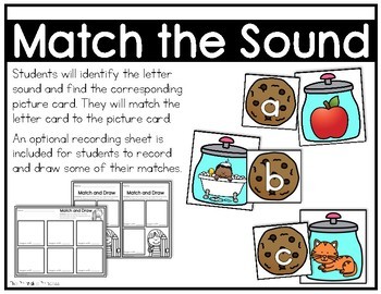 Picnic Words Beginning Sounds Activity (Teacher-Made)