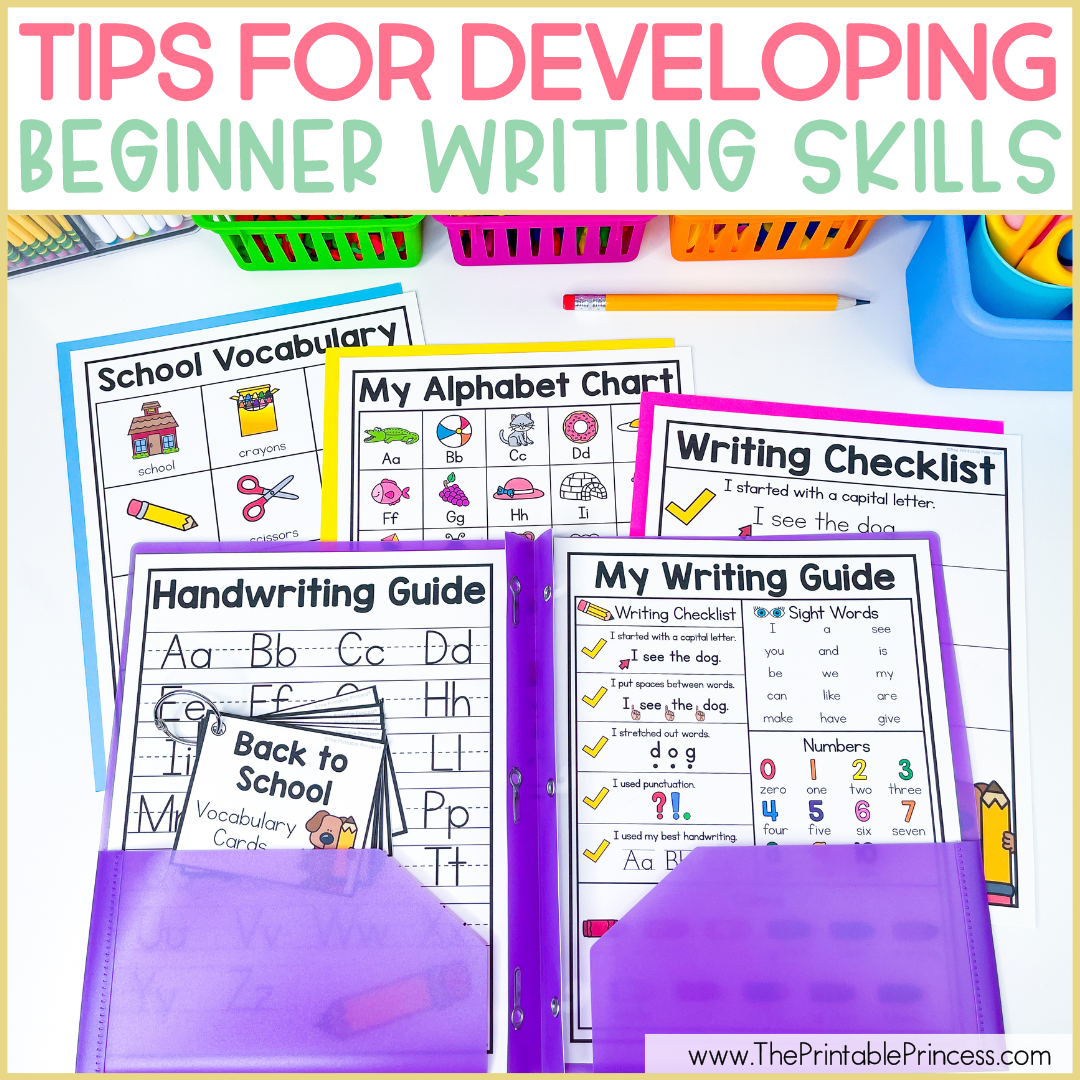 Beginning of the Year Writing Tips for Kindergarten