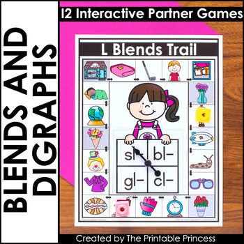 Blends and Digraphs | Literacy Games for Kindergarten