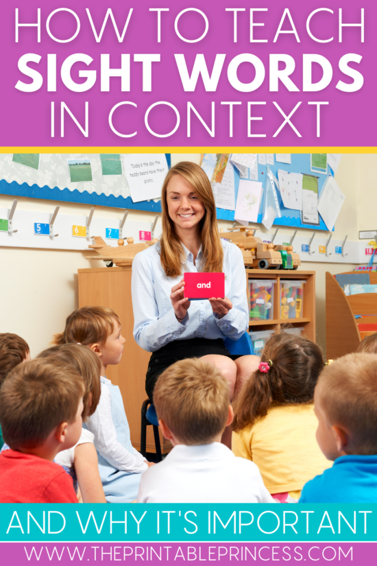 Strategies for Teaching Sight Words in Context