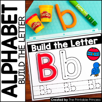 build the letter alphabet mat printable