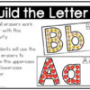 Build the Letter | Alphabet Mat Printable - Image 4