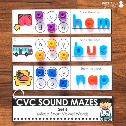 CVC Activities | CVC Sounds Mazes - Image 2