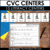 CVC Centers Kindergarten | 15 CVC Activities Included