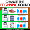 CVC Words, Phoneme Substitution Change the Beginning Sound