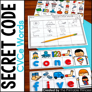 CVCe Centers | Secret Code CVCe Words