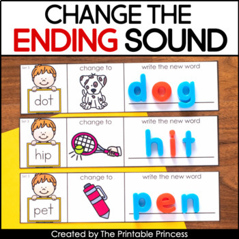 Change the Ending Sound | CVC Words