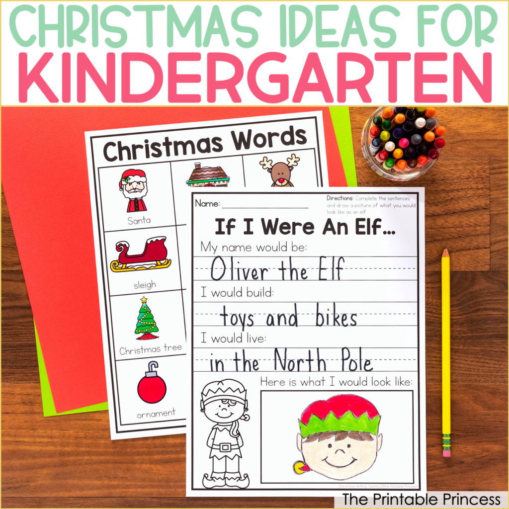 Christmas Read Alouds and Centers for Kindergarten