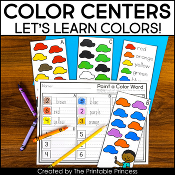 Colors and Color Words Centers