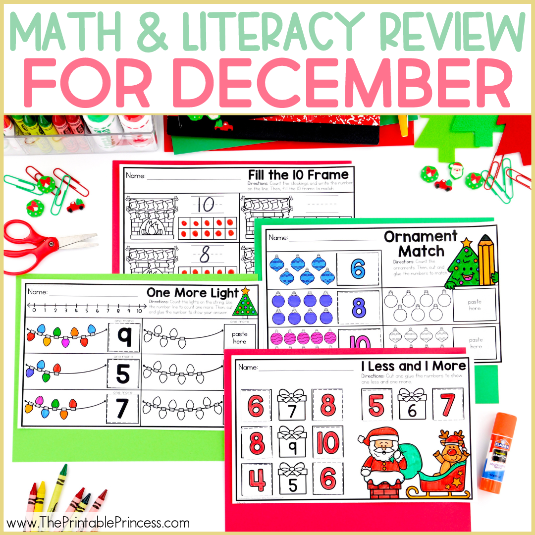 Fun Ways to Review Math and Literacy Skills Before Winter Break