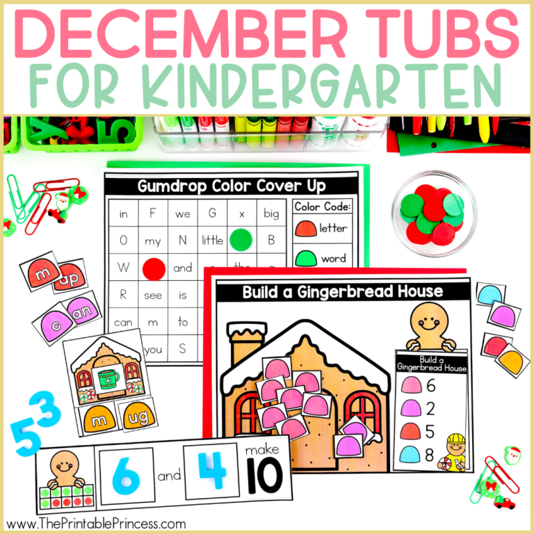 December Morning Tubs for Kinderfarten