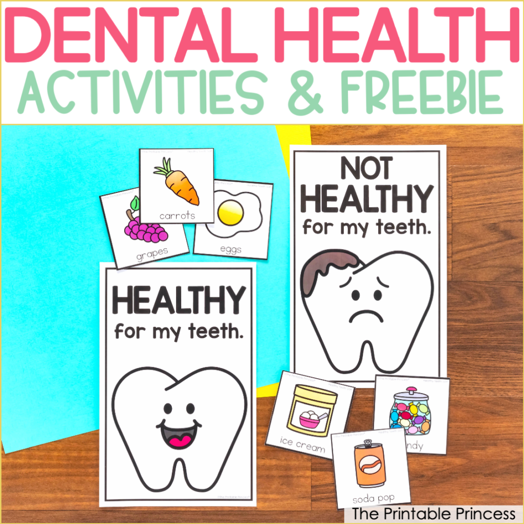 Free Dental Health Picture Sort