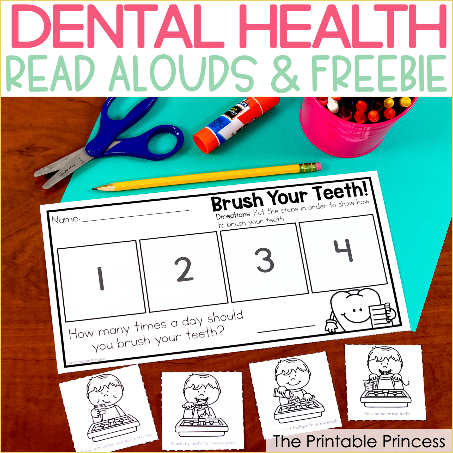 Dental Health Read Alouds and Freebie