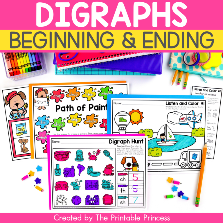 Digraphs {Activities, Centers, and Practice Pages}