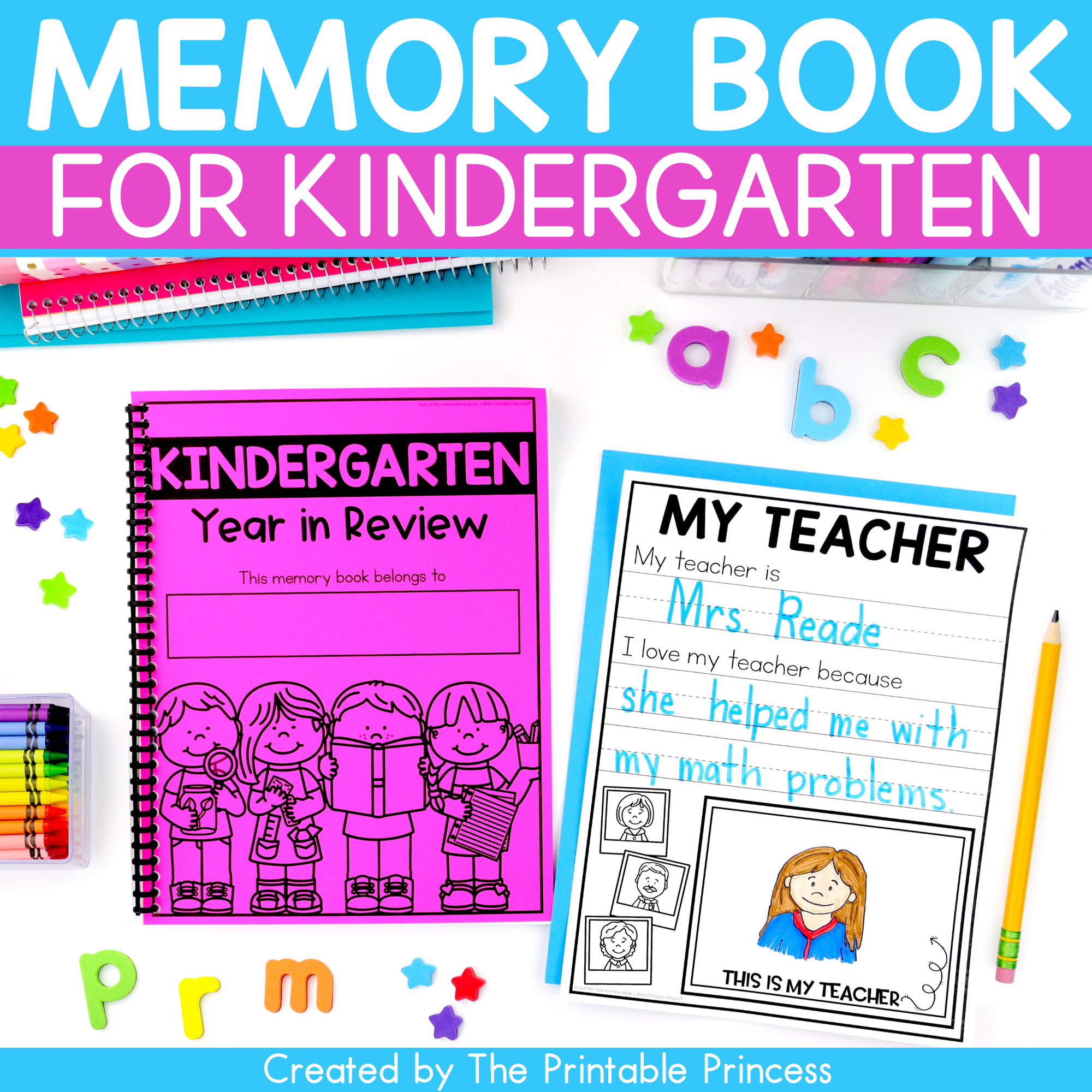 Kindergarten Memory Book  End of the Year Memory Book - The