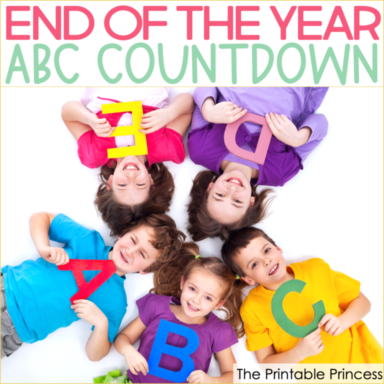 End of the Year ABC Countdown Ideas