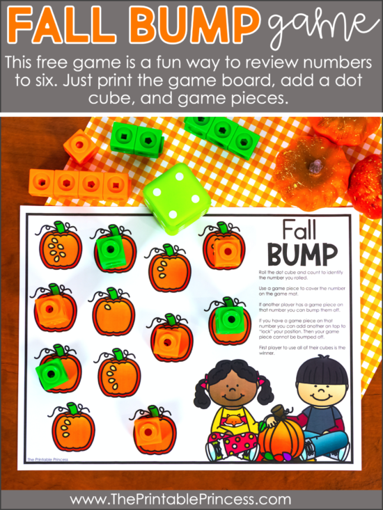 fall learning activities for kindergarten