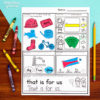February Morning Work for Kindergarten - Image 2