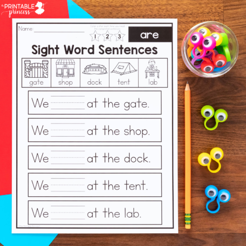 Fill in the Blank Sight Word Sentences | Set 2 - Image 2